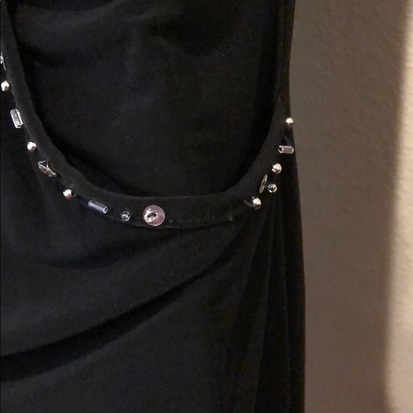 Knockout black Guess open back mini dress - Picture 5 of 6